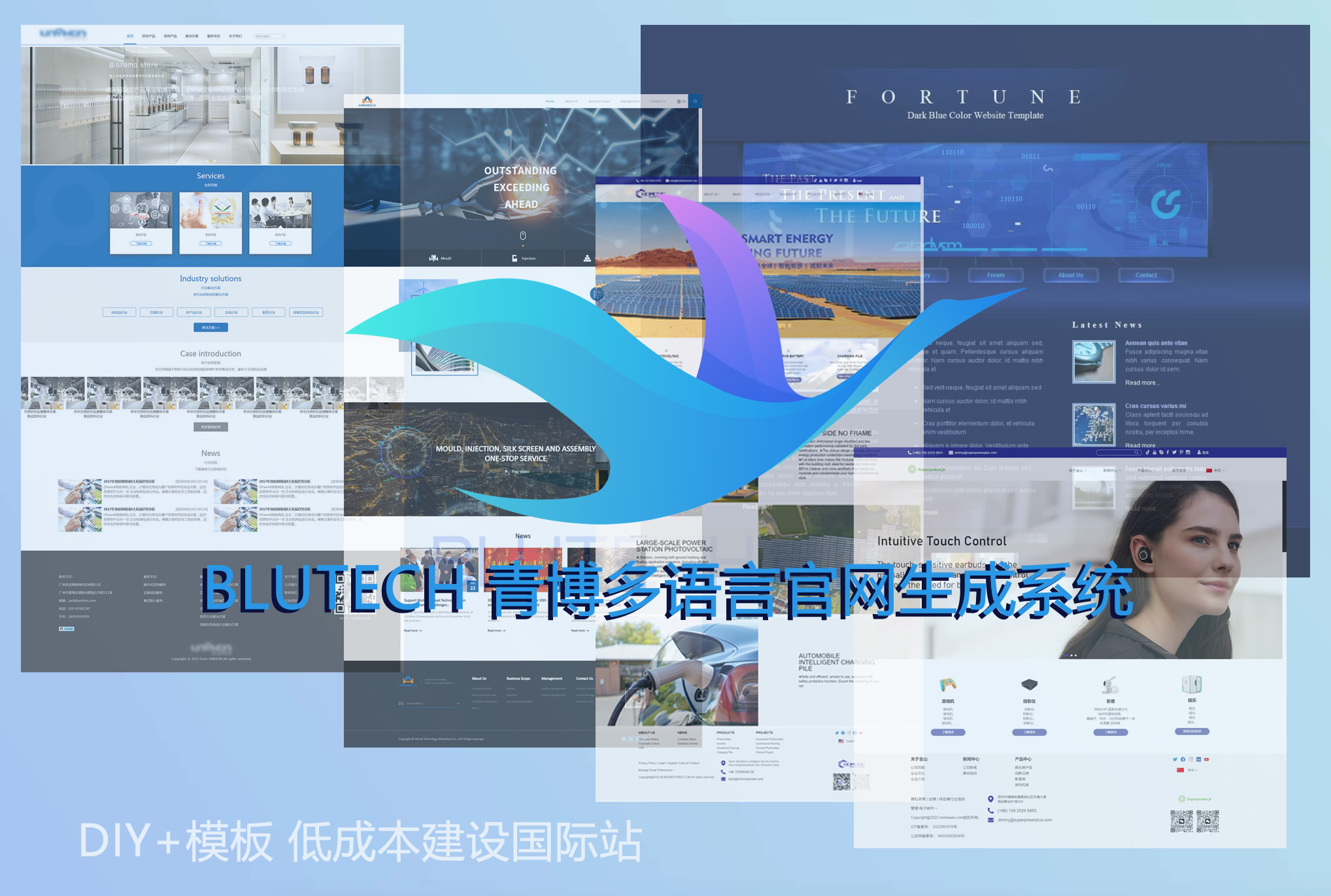 青博企業官網生成系統